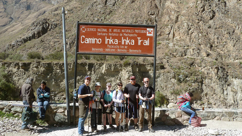 hiking the inca trail first day