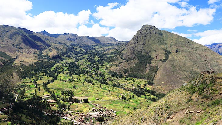 sacred valley mountain view