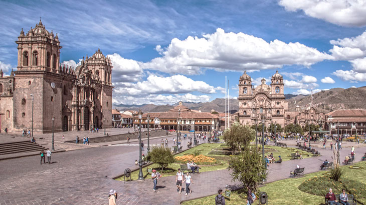 cusco main square full of history