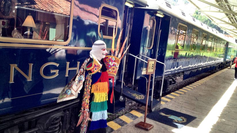 luxury train in machu picchu hike