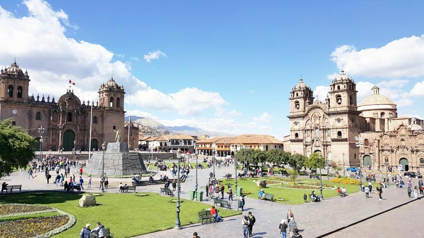 main quare cusco peru travel