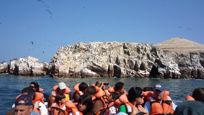 peru tourist map paracas