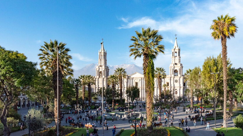 peru tourist map arequipa