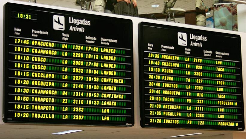 peruvian airlines schedules