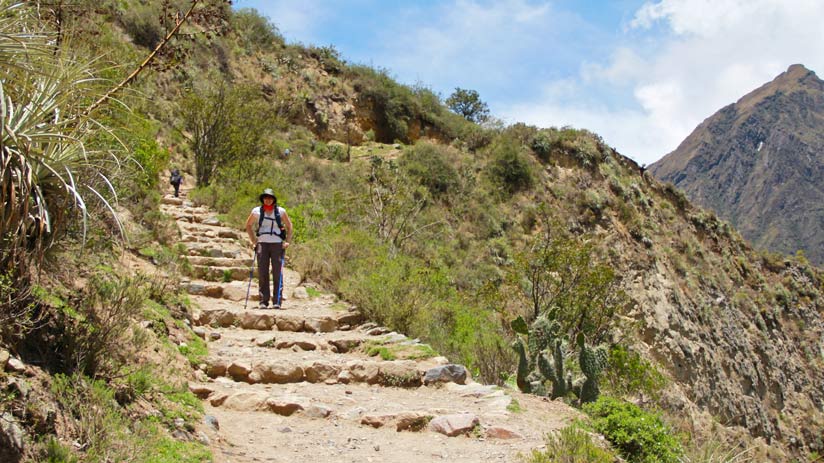 part of the inca trail, how long is the inca trail