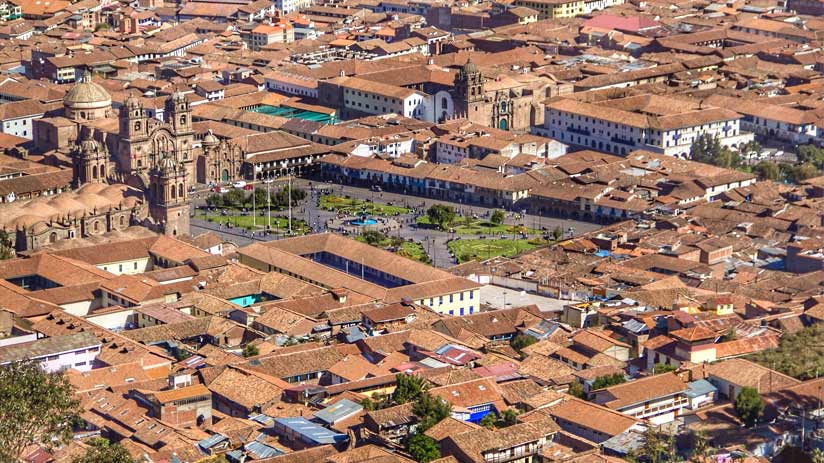 view of cusco city, how long is the inca trail