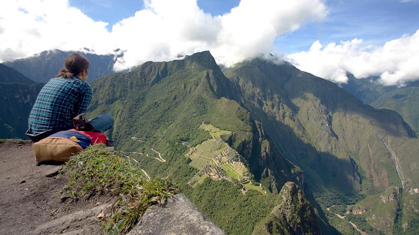 visiting machu picchu mountain