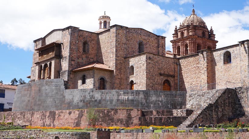 coricancha temple in cusco city, peru expeditions