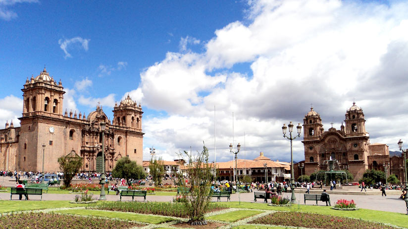 main square of cusco, popular tourist destinations in peru