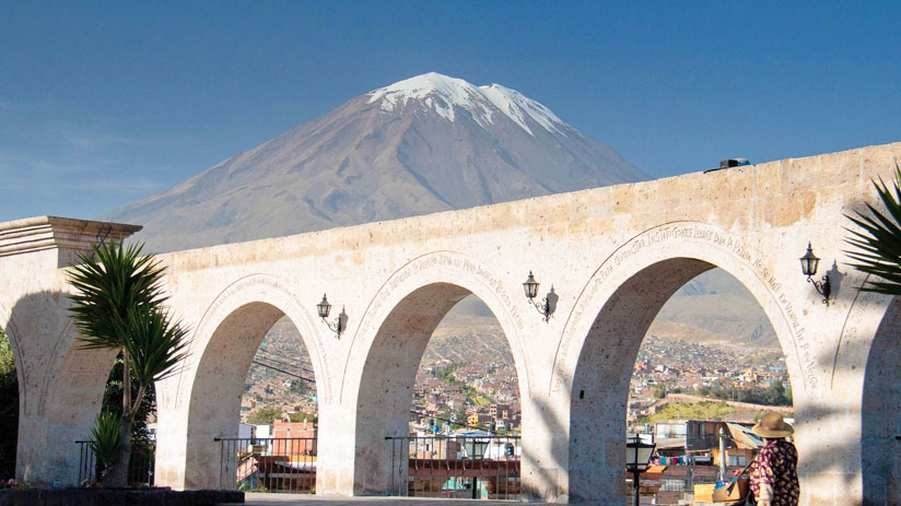 peru expedition, visit yanahuara viewpoint in arequipa