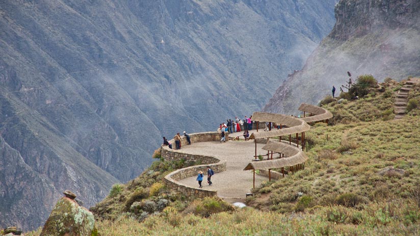 visit colca canyon in arequipa with a peru tours