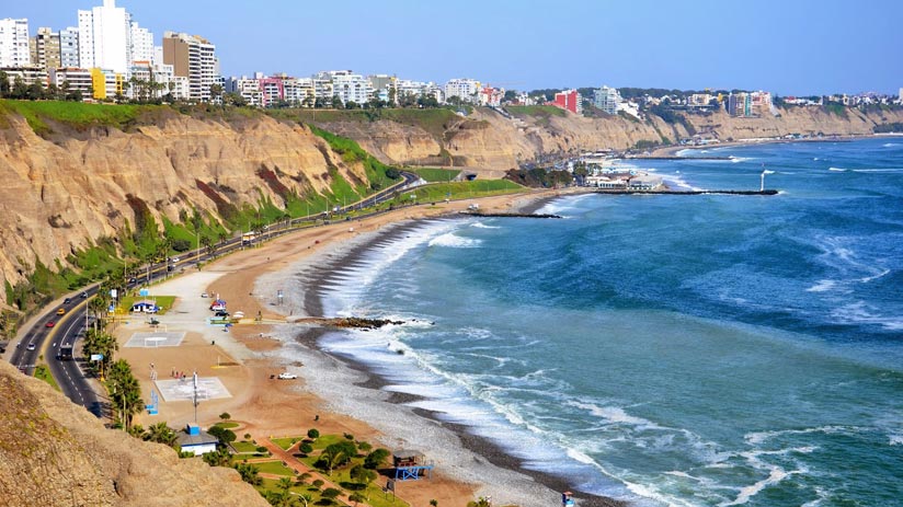 tours in peru in the costa verde of lima