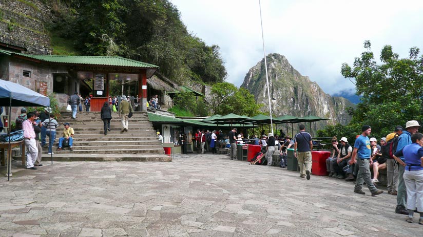 entrance to machu picchu archeological center