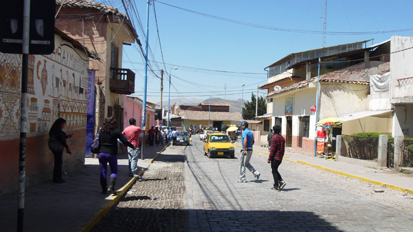 bus station sacred valley in pavitos street