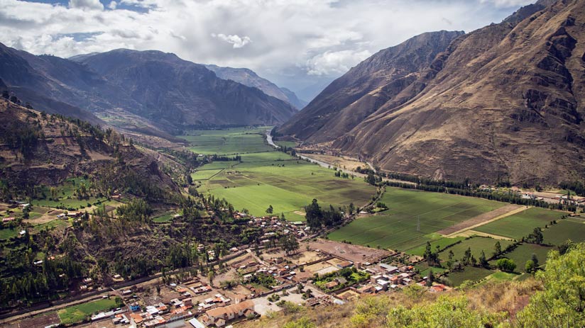 amazing view of the sacred valley