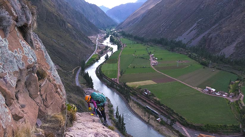 sacred valley peru skylodge climbing the skylodge