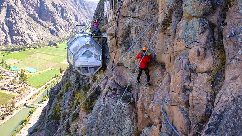 sacred valley peru skylodge via ferrata