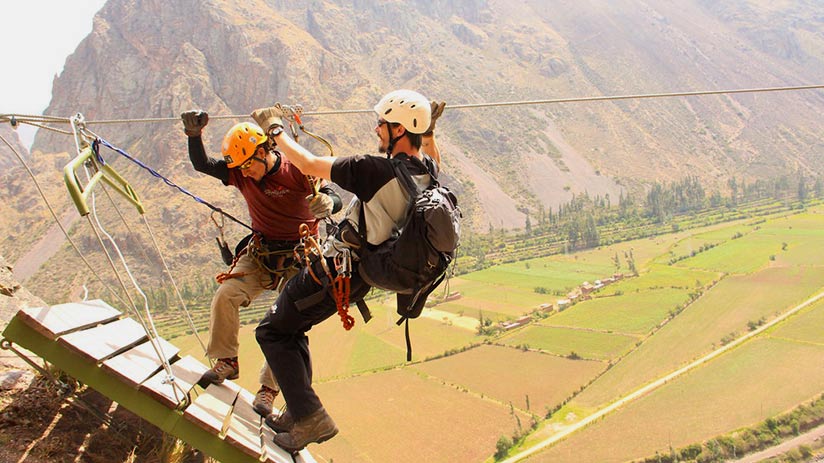 bungee jumping zip line