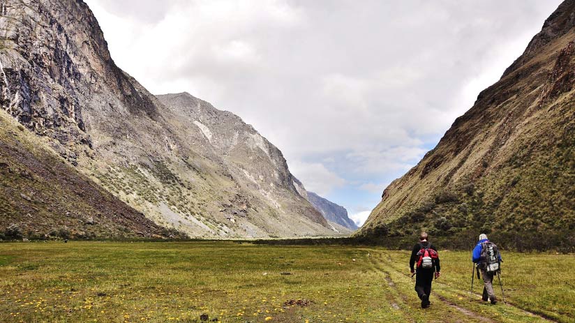 hiking in Peru