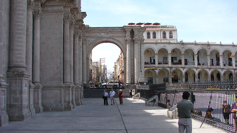 adventure travel for young adults arequipa white city