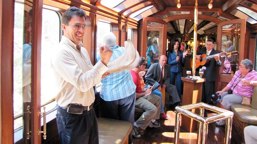 hiram bingham train cost and its live music