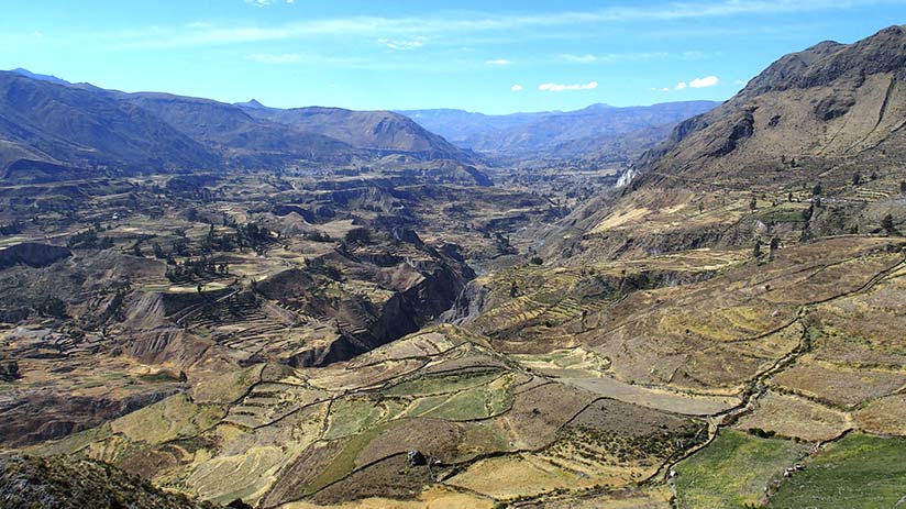 famous landmarks in peru colca canyon