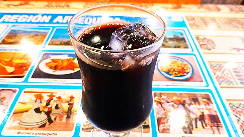 traditional peruvian non alcoholic drinks chicha morada