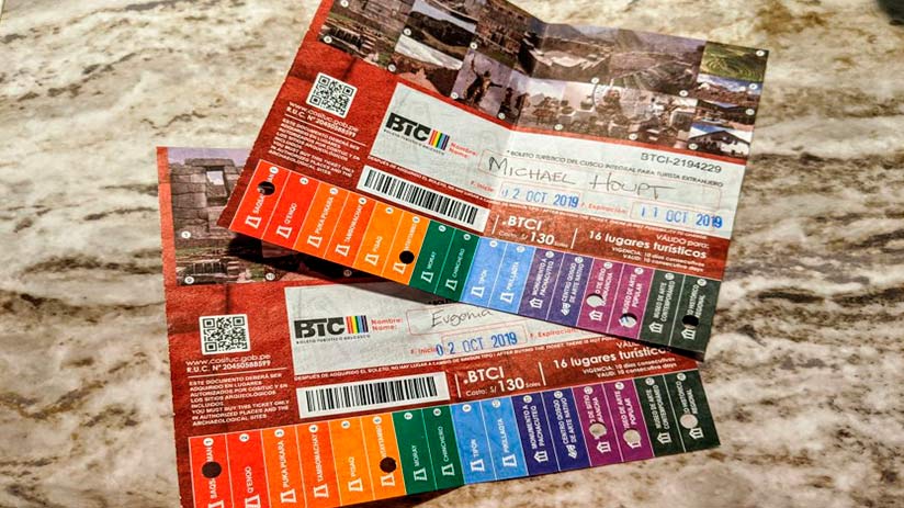 sacred valley tourist ticket