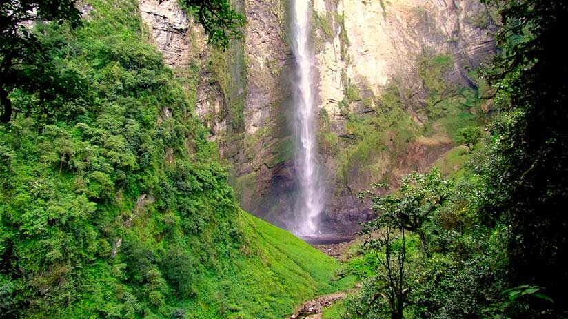 gocta waterfalls bottom