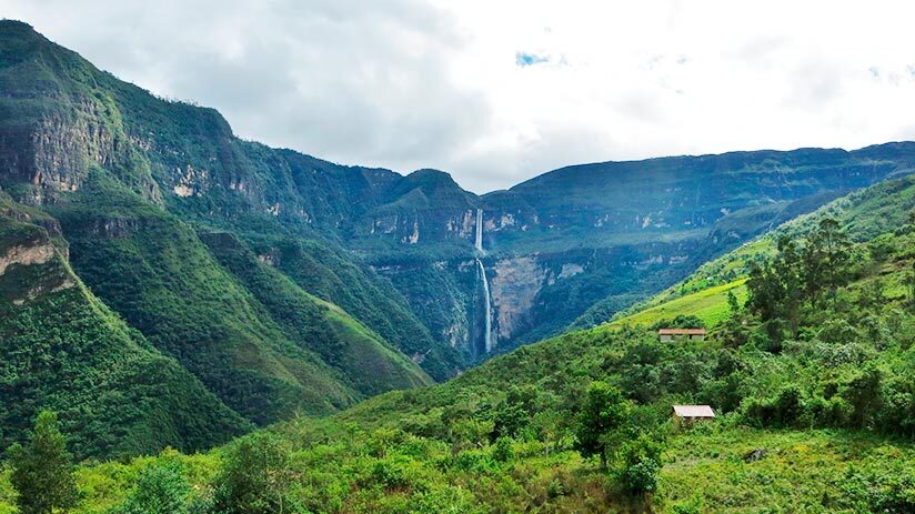 gocta waterfalls view