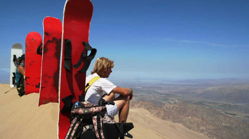 sand dunes in huacachina cerro blanco