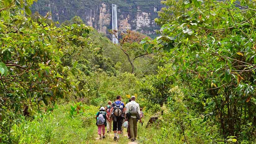 walk to gocta waterfalls