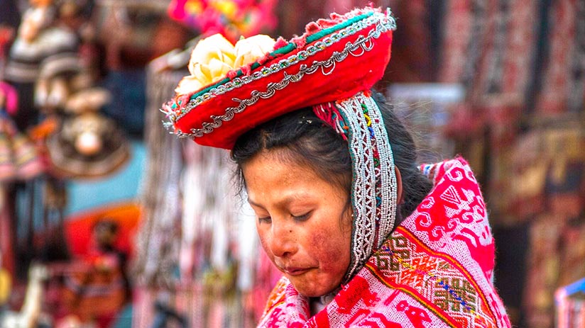 peruvian traditional clothes monteras