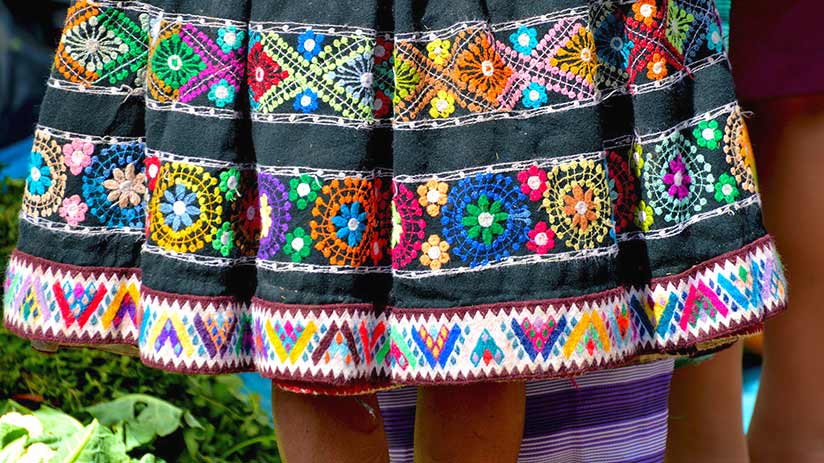 peruvian traditional clothes polleras