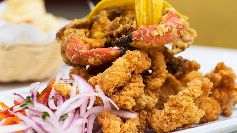 jalea in the peruvian seafood