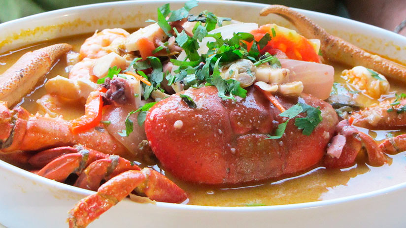 parihuela in the peruvian seafood