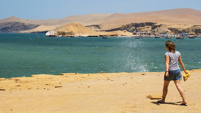 paracas national reserve walk alone