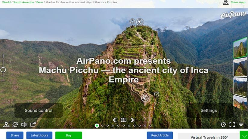 machu picchu virtual tour airpano