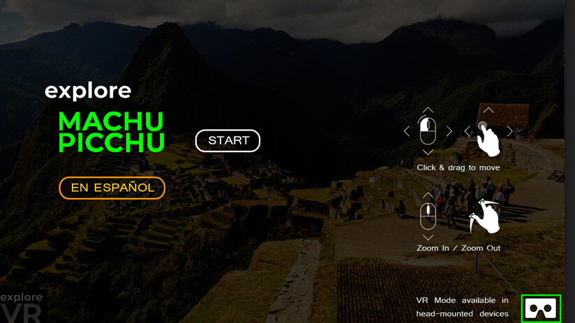 machu picchu virtual tour