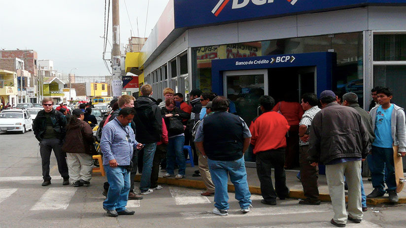 bank money in peru