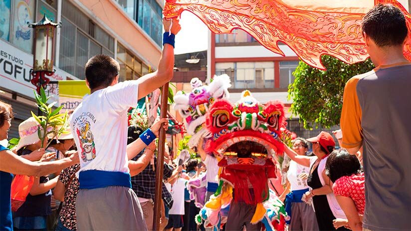 chinese new year in barrio chino