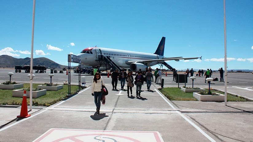 uros island from juliaca airport