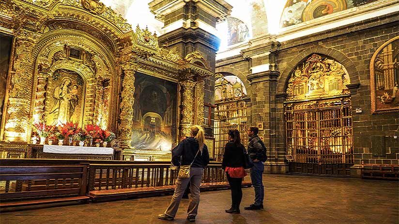 interesting points in cusco cathedral