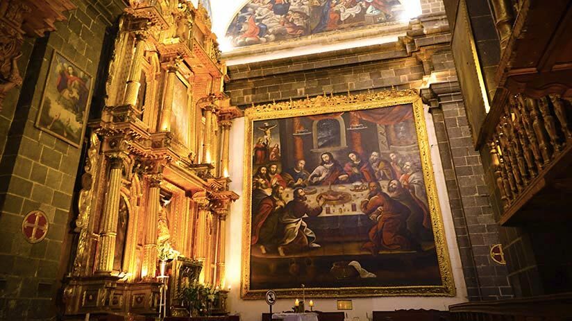 cusco cathedral paintings