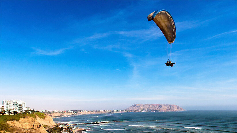 paragliding in lima