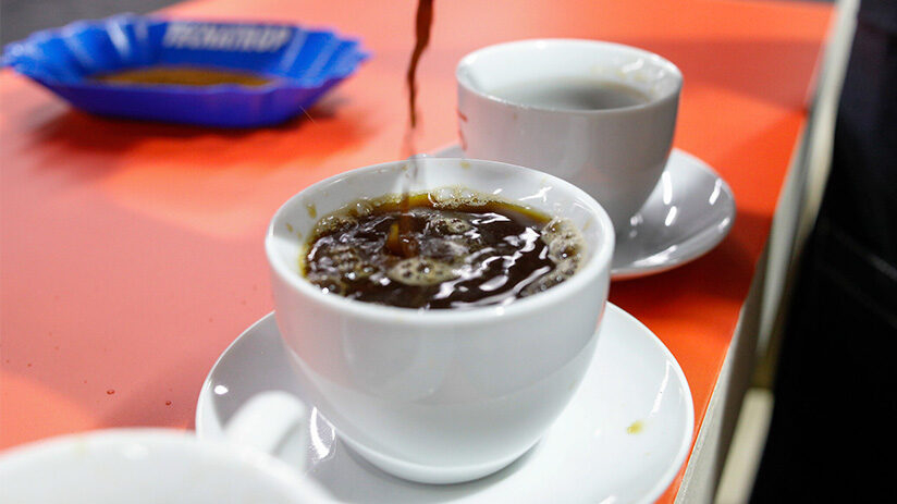 peruvian coffee cup