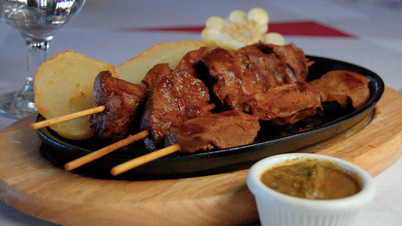anticucho peruvian food