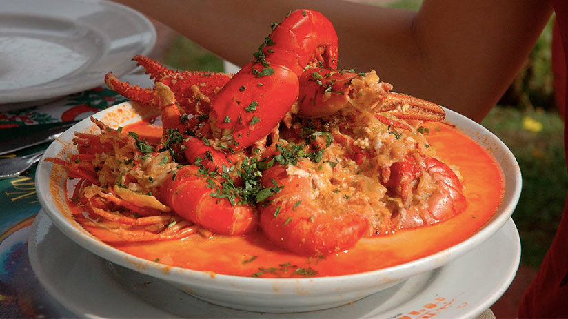 chupe de camarones peruvian food