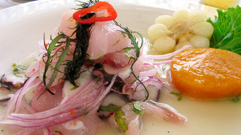 peruvian national dish ceviche