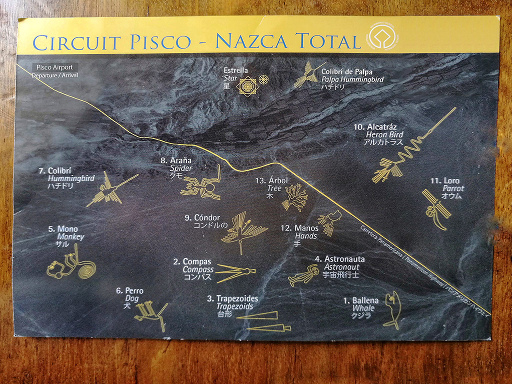The exact Nazca Lines map Blog Machu Travel Peru